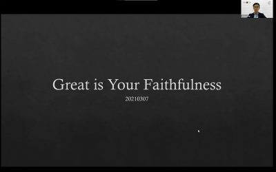 Great Is Your Faithfulness